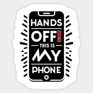 This Is My Phone Sticker